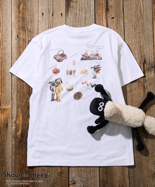 tシャツ Shaun the Sheep/ひつじのショーン 「Shaun the Sheep」バックプリントTシャツ/ひつじのショーン バックプリント FREAK'S STORE tシャツ Shaun the Sheep/ひつじのショーン