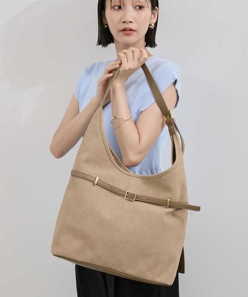 VIS（ビス） ショルダーバッグ バッグ 「A4収納」フロントベルトソフト