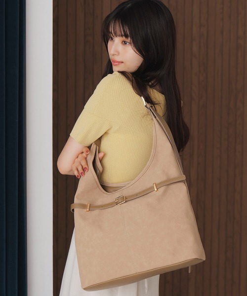 VIS（ビス） ショルダーバッグ バッグ 「A4収納」フロントベルトソフト