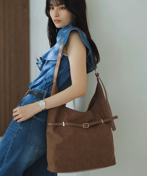 VIS（ビス） ショルダーバッグ バッグ 「A4収納」フロントベルトソフト