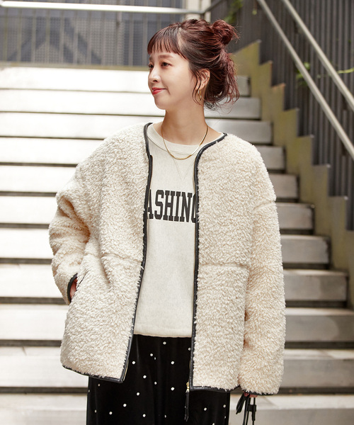 B.C STOCK（ベーセーストック） コート アウター 「追加3」ボア