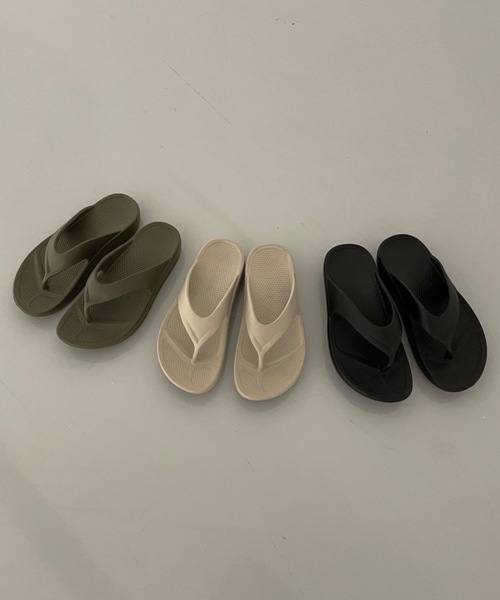 「Didot.showroom」 フラットサンダル 24cm サンドベージュ レディース_画像6