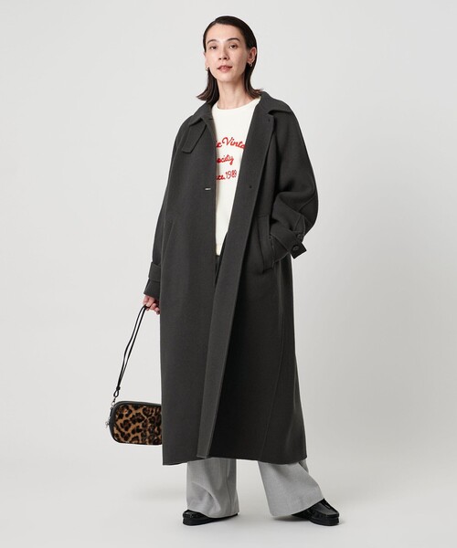 BEAUTY&YOUTH UNITED ARROWS ロングコート ウール混合 ウール リバー ロング コート