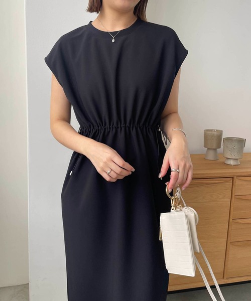 MARK AND LONA ノースリーブ ワンピース ブラック MARK AND LONA ノースリーブ ワンピース ブラック MARK AND LONA