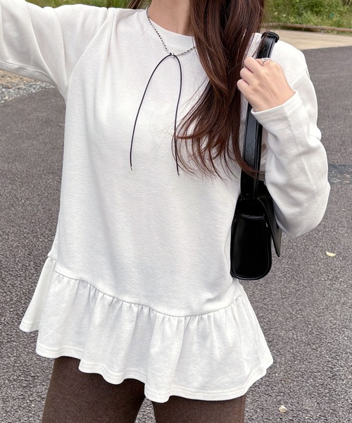 tシャツ 裾フリルTシャツ レディース : ZOZOTOWN Yahoo!店 - 通販