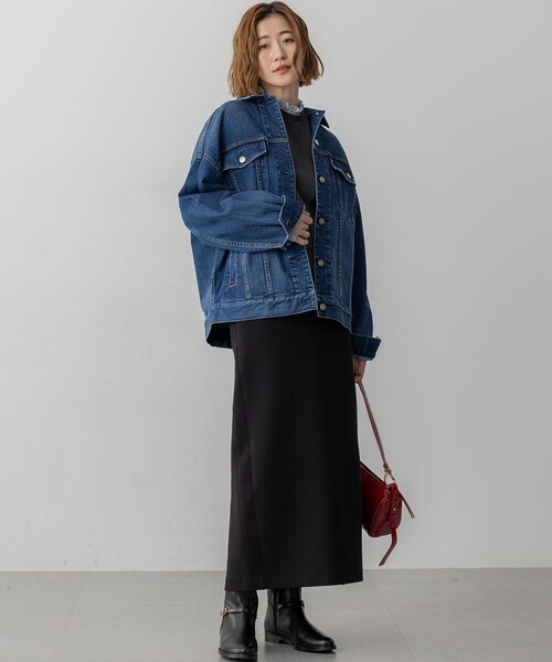 スカート タイト コットンエアーダンボール 23区 サイズ40 23区(ニジュウサンク)の【洗える】コットンエアーダンボール Iライン