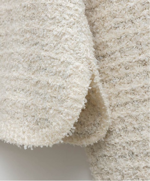 RANDA（ランダ） カーディガン ツイードニットカーディガン レディース