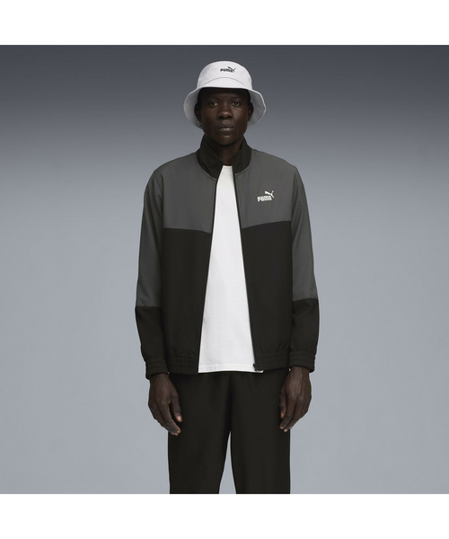 【新品未使用】プーマ スポーツ ウーブン カラーブロック スーツ上下　L PUMA ジャージ プーマ メンズ ウーブン カラーブロック トラック