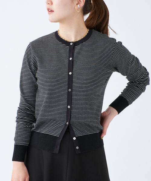 【美品】IENA⭐︎ニットカーディガン FREE ネイビー IENA 「IENA」 ニットカーディガン FREE ネイビー レディース