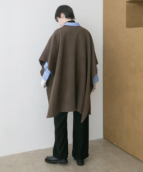 アーバンリサーチロッソ ウールカシミヤリバーポンチョ URBAN RESEARCH（アーバンリサーチ） ポンチョ ウールカシミヤリバー