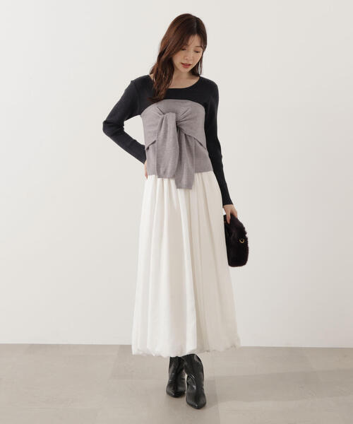 プロポーション ボディドレッシング（PROPORTION BODY DRESSING）/＜ウォッシャブル＞バルーンスカート PROPORTION BODY DRESSING（プロポーションボディドレッシング