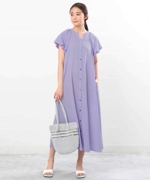 MK MICHEL KLEIN（エムケー ミッシェルクラン） 半袖ワンピース 38