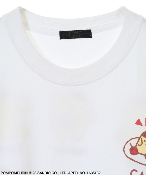 「Candy Stripper」 半袖Tシャツ 2 オフホワイト レディース_画像3