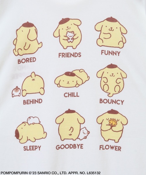 「Candy Stripper」 半袖Tシャツ 2 オフホワイト レディース_画像7