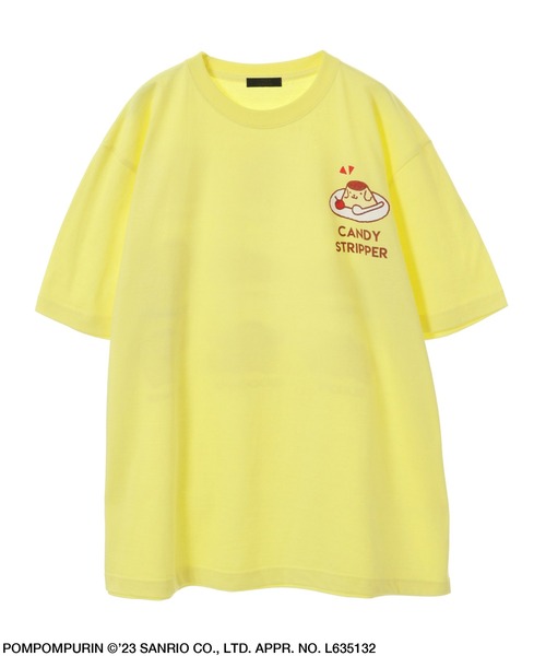 「Candy Stripper」 半袖Tシャツ 2 オフホワイト レディース_画像9