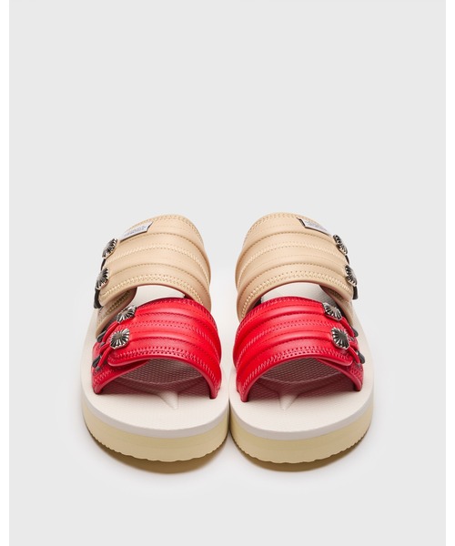「SUICOKE」 サンダル 5 レッド メンズ_画像6