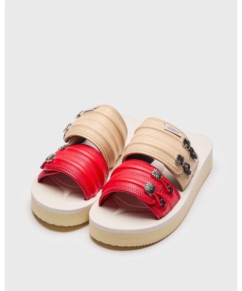 「SUICOKE」 サンダル 5 レッド メンズ_画像7