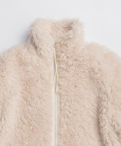 コート アウター シンセティックファーロングコート / Synthetic Fur Long Coat レディース メンズの画像