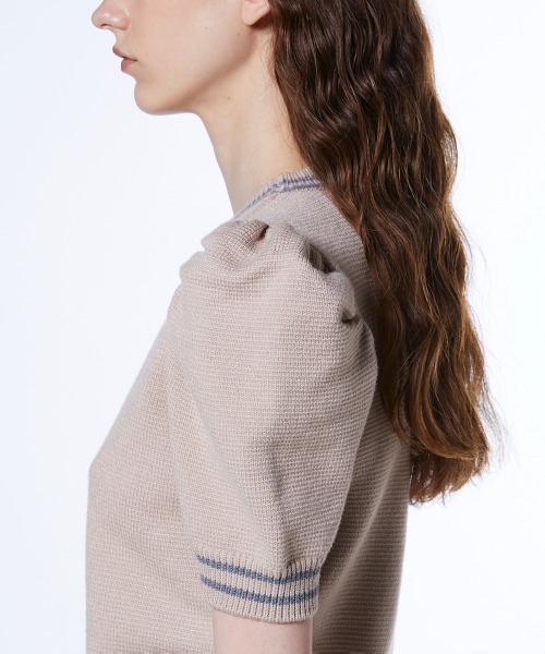 DOUBLE STANDARD CLOTHING スターパフスリーブニット DOUBLE STANDARD CLOTHING（ダブルスタンダードクロージング） ニット