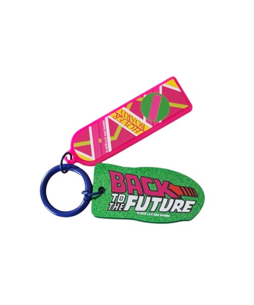 バックトゥザフューチャー　キーホルダー　BACK TO THE FUTURE バックトゥザフューチャー BACK TO THE FUTURE 2連アクリル