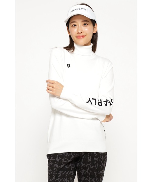 PEARLY GATES（パーリーゲイツ） 長袖ニット 1 ベージュ レディース