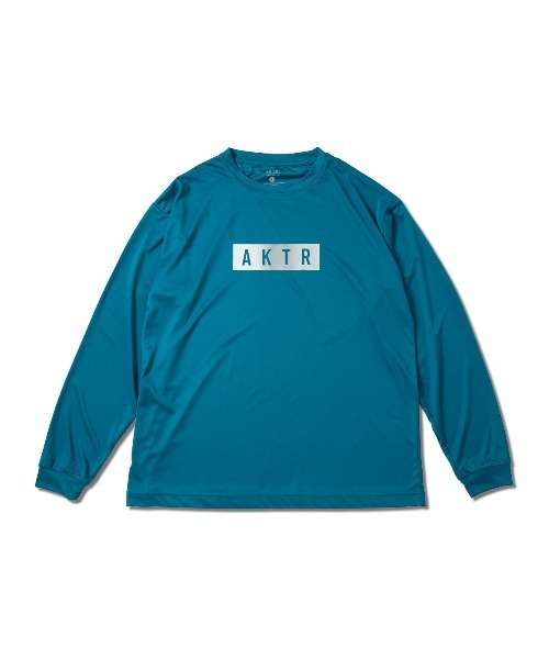 tシャツ AKTR FADE BOX LOGO L/S SPORTS TEE（アクター フェード 
