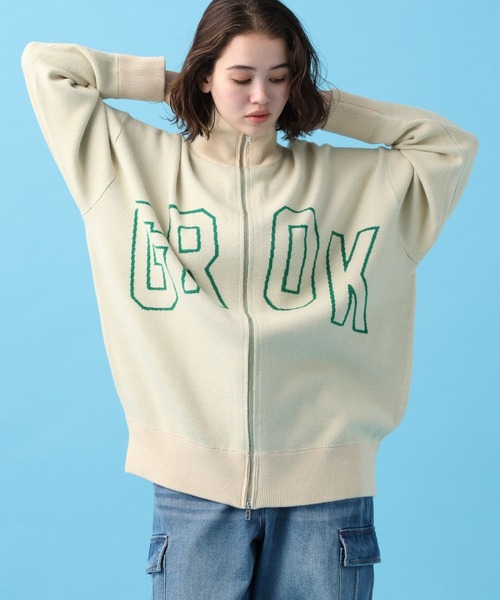 「PBLIM」 長袖ニット FREE クリーム レディース_画像2