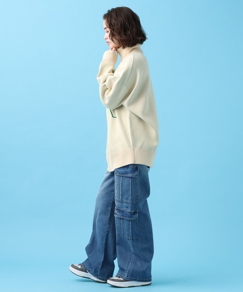 「PBLIM」 長袖ニット FREE クリーム レディース_画像6