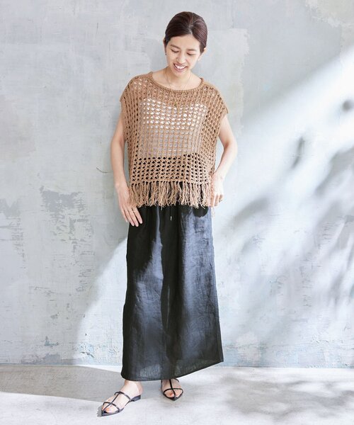 「IENA」 タイトスカート 38 ブラック レディース_画像6