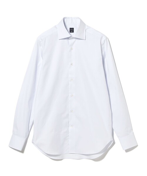 BEAMS F（ビームスF） シャツ コットン シャンブレー ワイドカラー 