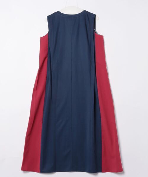 「INTERPLANET」 ノースリーブワンピース FREE チャコールグレー レディース_画像4