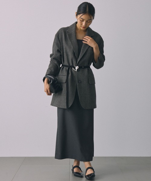 BABYLONE（バビロン） テーラードジャケット フリー チャコール