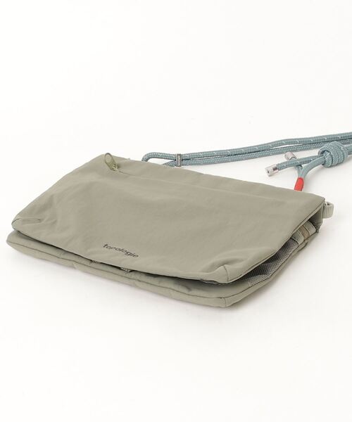 「Topologie」 ワンポイントショルダーバッグ - グリーン レディース_画像3