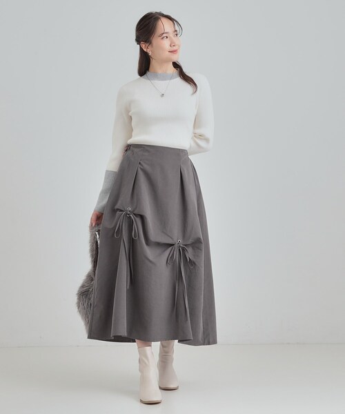 Cutie Blonde（キューティーブロンド） スカート リボンタック ピーチ