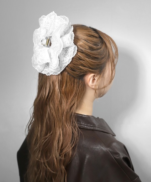 ANEMONE（アネモネ） ヘアクリップ レースシュシュバンス : ZOZOTOWN