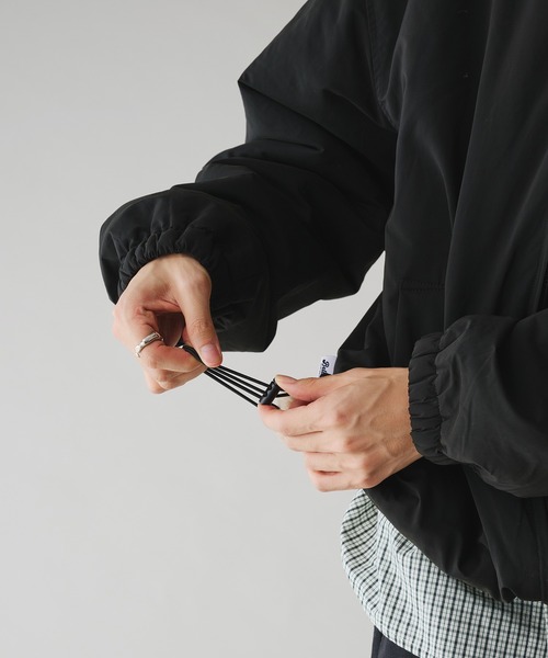 「Adoon plain」 ブルゾン MEDIUM ネイビー メンズ_画像3