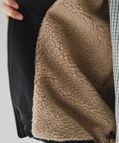 「Adoon plain」 ブルゾン MEDIUM ネイビー メンズ_画像4