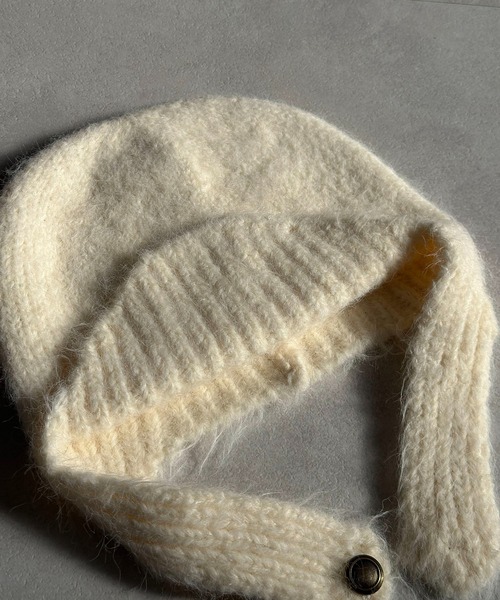 ニット帽 ニットキャップ 2WAYイヤーニットキャップ ニット帽 /パイロット 韓国 ビーニー 冬 レディース | lulufa | 17