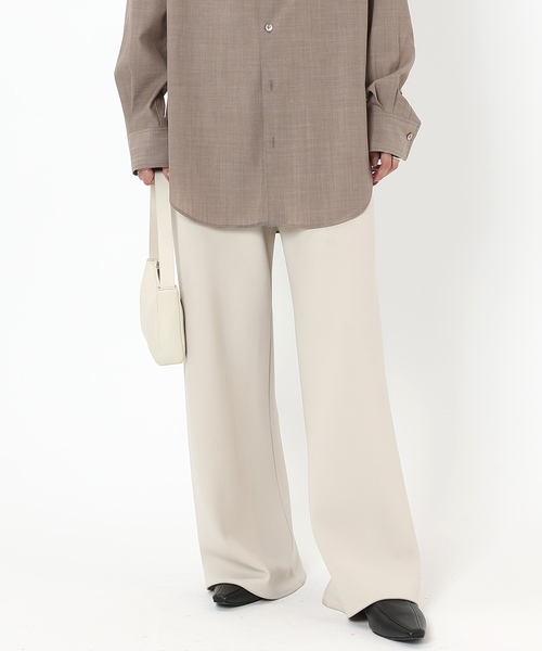 AP STUDIO イージーパンツ 36 ベージュ レディース : ZOZOTOWN Yahoo