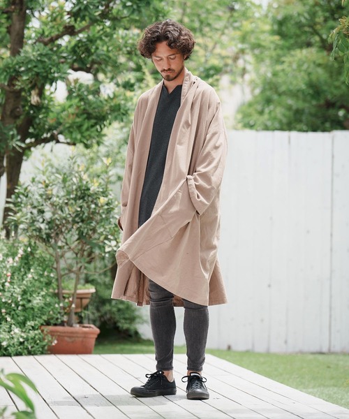「CAMBIO」 長袖Tシャツ L ブラック メンズ_画像6