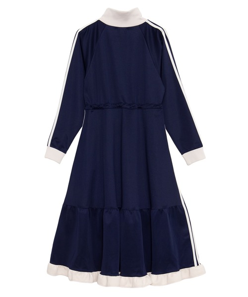 「PUNYUS」 長袖ワンピース 2 ネイビー レディース_画像4