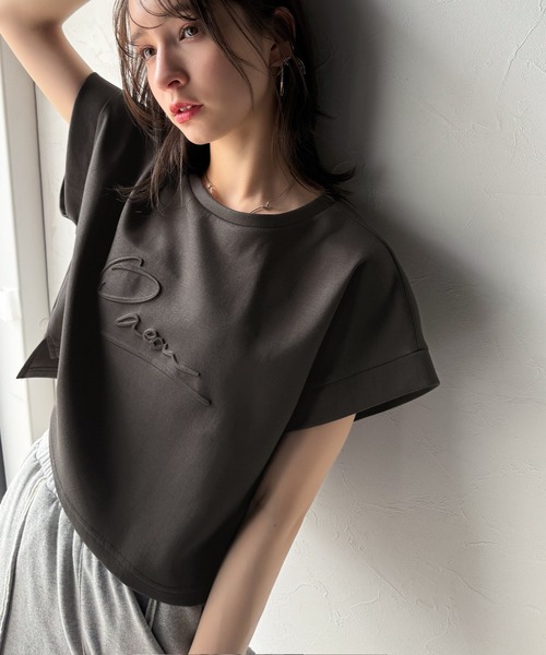 「Java」 半袖Tシャツ MEDIUM ライトベージュ レディース_画像4