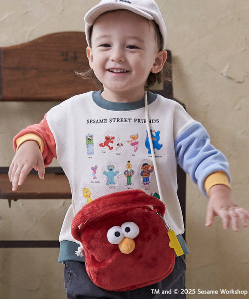 petit main ショルダー ショルダーバッグ 「SESAME STREET」フェイス