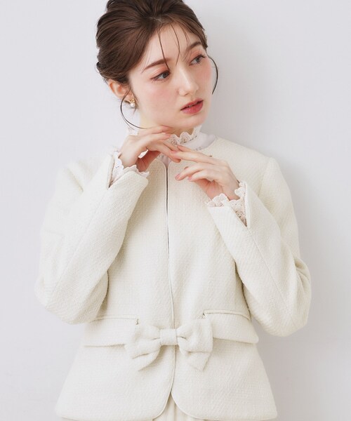 Couture Brooch（クチュール ブローチ） ジャケット ノーカラー