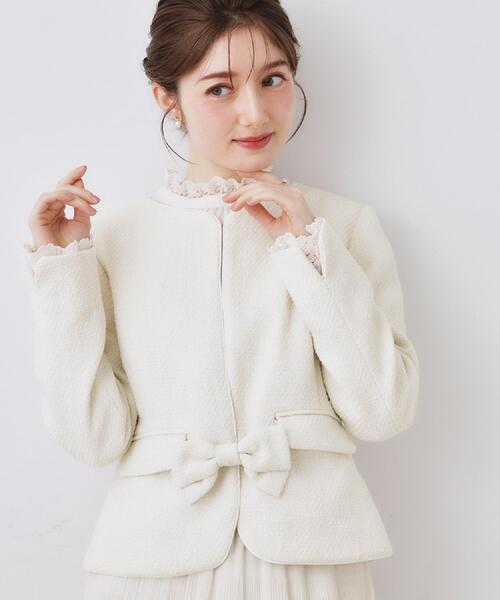 【新品未使用】ブローチ付きジャケット Couture Brooch（クチュール ブローチ） ジャケット ノーカラー