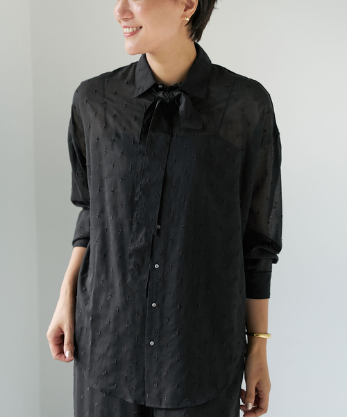 VERMEIL par iena（ヴェルメイユパーイエナ） 「TICCA」長袖シャツ