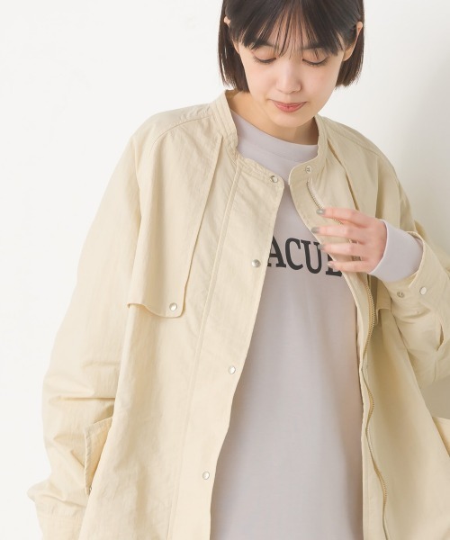 「OMNES」 ブルゾン FREE ライトブルー レディース_画像9