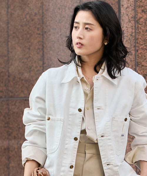 カバーオール 別注「INSCRIRE*LEE*LESSAGE」 LOCO JK：カバーオール レディースの画像