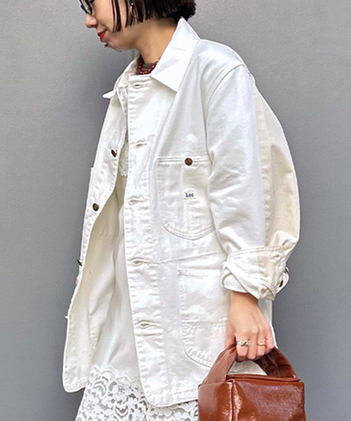 カバーオール 別注「INSCRIRE*LEE*LESSAGE」 LOCO JK：カバーオール レディースの画像