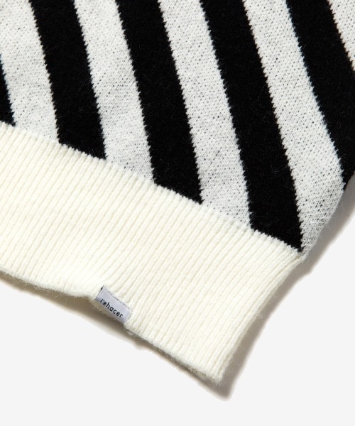 「rehacer」 長袖ニット SMALL ブラック メンズ_画像4